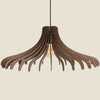 Kanji Lighting - Cairns Design Wooden Pendant Light side view 