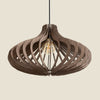 Kanji Lighting - Cooly Design Wooden Pendant Light bottom view 