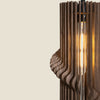 Kanji Lighting - Exmouth Design Wooden Pendant Light closeup view 