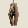 Torquay Design Wooden Pendant light front view - Kanji Lighting