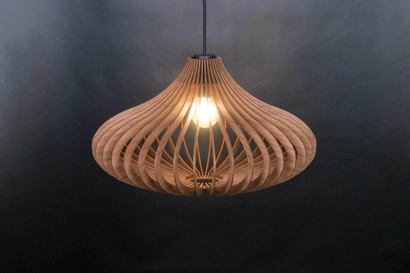 Wood Ceiling Lamp - Cooly - Loloma
