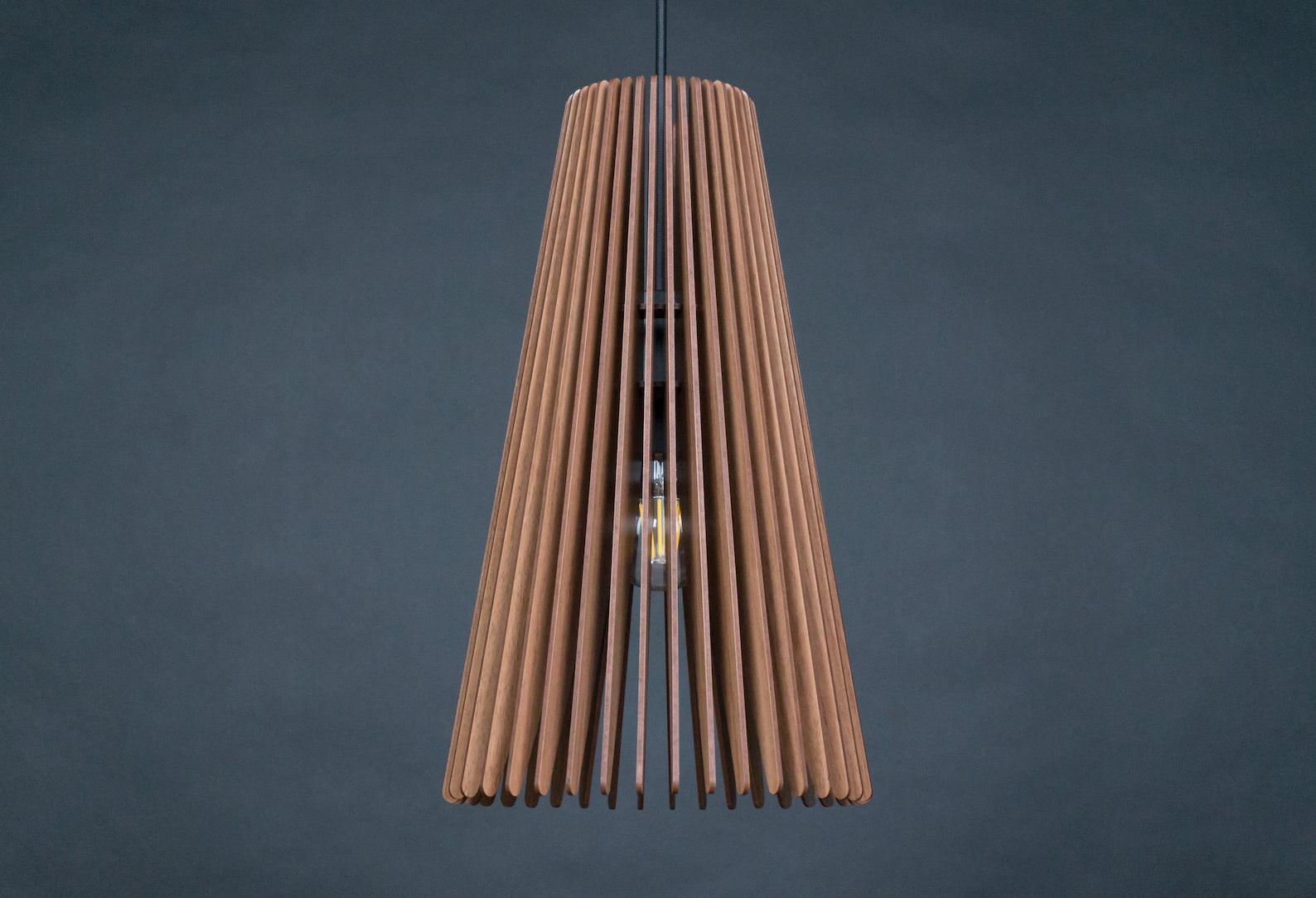 Wood Ceiling Lamp - Fraser - Loloma